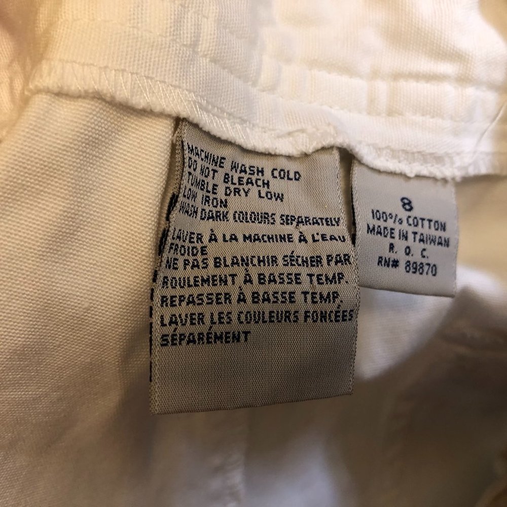 NWT Women's BIMINI BAY white Shorts Size 8 / Hiking Active Gear / Cargo Shorts - Picture 11 of 12